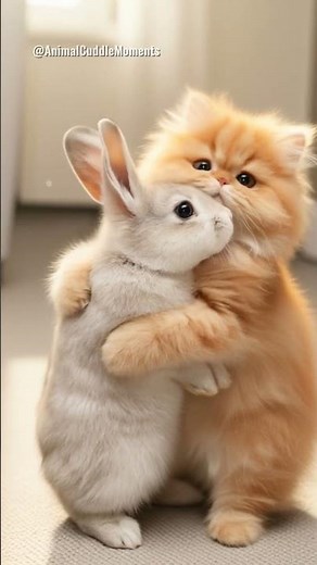 Biggest Hug Ever! 🐰🧡🐱