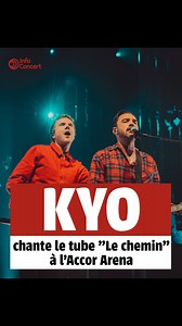 Troisième date parisienne… et quel accomplissement ! Ce samedi 7 juin, KYO investit l’Accor Arena pour le graal de cette tournée anniversaire ✨ Ils ont même invité Sita sur scène pour chanter “Le chemain” ensemble Après un premier passage plus discret en 2018, 2025 marque un tournant : plus de 15 000 fans réunis pour revivre deux décennies d’émotions ! 🤘❤️ #KYO #KYOTourAnniversaire #AccorArena #Paris #LiveMusic #20AnsDeHits #infoconcert | Infoconcert.com