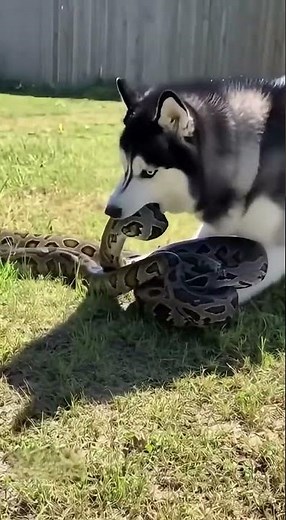 Brave Dogs vs Giant Python: Saving the Kittens｜Fear Turns Into Hope #dog #cat #snake