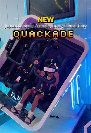 Have you checked out this new Japanese-style arcade in Long Island City yet? Quackade is packed with claw machines, rhythm games, racing games, basketball, and immersive VR experiences that are fun for both kids and adults. Quackade is cashless. They have game cards that start at just 20$. Whether you’re planning a family outing, date night, or hanging out with friends, this spot is worth adding to your NYC bucket list. 📍Long Island City, Queens Save this for your next family adventure and tag 