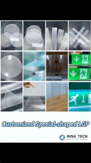 🌟 Light Up Your Designs with Custom Special-Shaped Light Guide Plates! 🌟