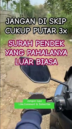 Jangan di skip cukup putar 3x surah pendek yang pahalannya luar biasa #surahalikhlas #shortsvideo