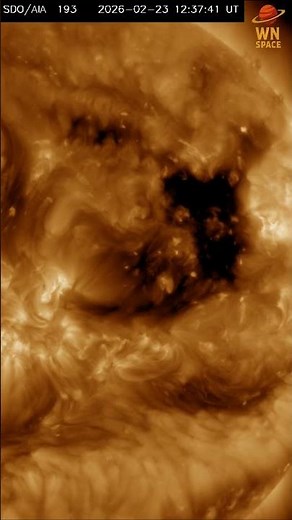 Massive Coronal Hole Opens on the Sun!