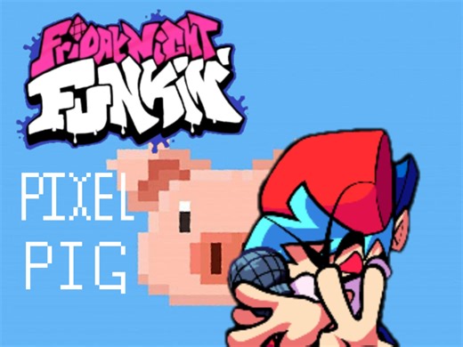 FNF pixel pig但是个人自制优化