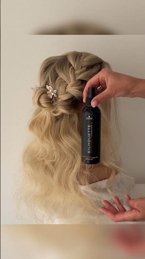 Half up half down hairstyle Quick tutorial