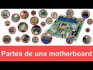 Parts of a motherboard