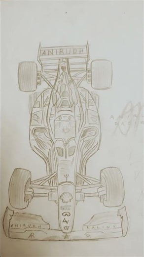 Anirudh Racing F1 team 😁💪 #F1 #drawing #art #car #nobatidao #smallyoutuber #subscribe #newyoutuber