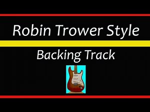 Robin Trower Style Backing Track -C#m