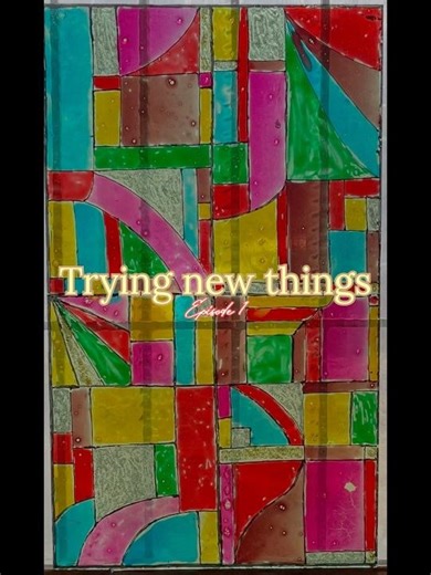 Trying glass painting #shorts #easy #painting #episode1