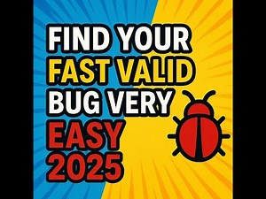 Find your fast valid bug very Easy 2025