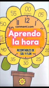 3.2K views · 863 reactions | Motivador material para aprender la hora...