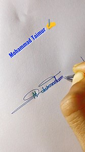 182K views · 3.3K reactions | Sk your signature... MAHAMMAD TAIMUR 珞鹿 #signature #viralvideos #viralreelsfacebook #Otography #caligraphy #newpost #stylish | Sk Max | Facebook