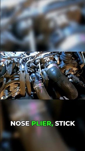 3.0 Ecodiesel Tight Glow Plug Space? This Needle-Nose Trick Works Every Time #AutoRepair #SmartFix