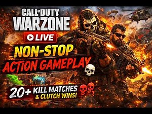 CALL OF DUTY WARZONE LIVE 🔴 | Non-Stop Action Gameplay