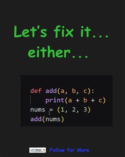 Python Beginner Mistake #75