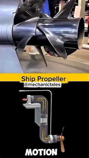 Ship Propeller Working Mechanism || Tech Craft & Amazing Engineering
