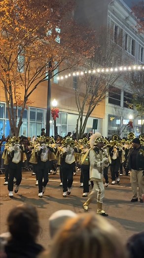 The Spartan "Legion" Marching Band lit up Downtown Norfolk tonight as they marched in the 39th Annual Grand Illumination Parade. “Winter’s Glow” transformed the city with shimmering lights, music, and holiday cheer, and our world-renowned band made the moment unforgettable. #Behold | Norfolk State University