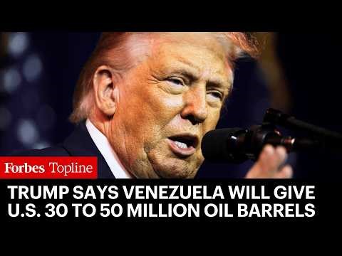 Trump Says Venezuela Will Provide U.S. With 30 Million To 50 Million Barrels Of Oil
