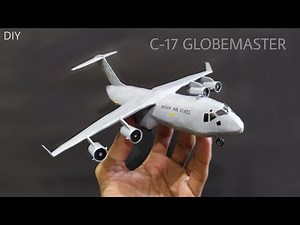 DIY C-17 GLOBEMASTER | How to make airplane with paper and cardboard