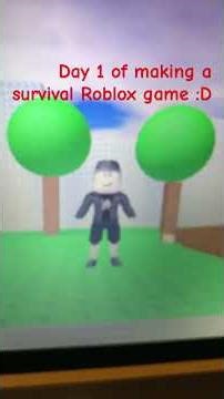 Day 1 of making a Roblox survival game #roblox #development #robloxstudio