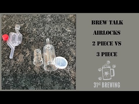 Airlocks what is the difference between 2 Piece vs 3 Piece Airlock