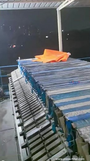 High-efficiency filter press application