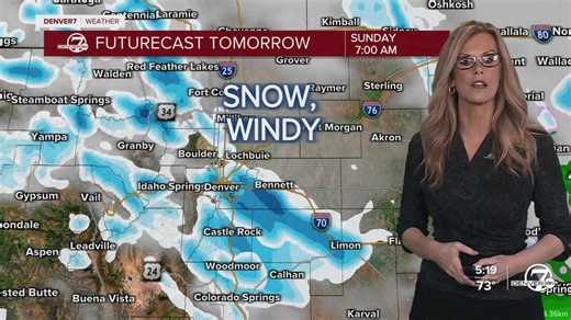 From 70s to snow overnight in Denver, high winds return
