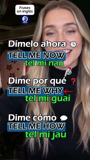 🗣️💭 Learn to say "DÍMELO" in English like a native! 🇺🇸✨ Phrases they use every day 🔥
