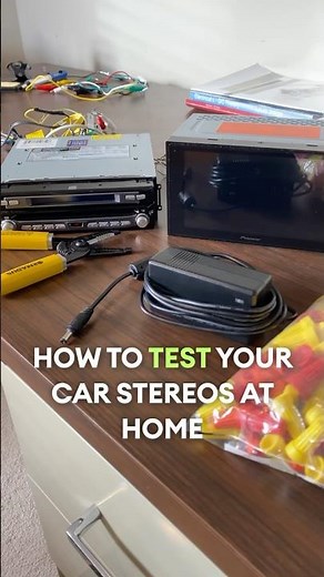 How to Test your Car Stereos at Home 🏠🪛 Simple and Easy Method!#stereos #electronic #howto