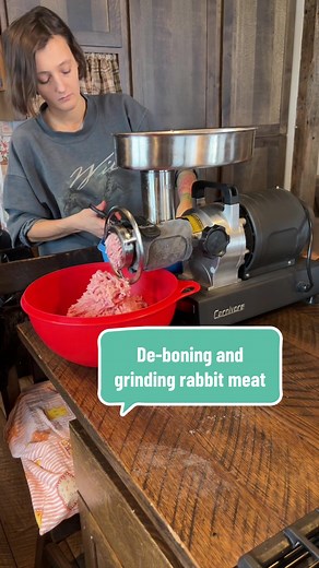 Ground rabbit sausage = one of the BEST ways to use rabbit 🐇🔥 Lean meat the right seasoning = so good! Perfect for breakfast, pasta, gravy, and freezer meal prep. #MeatRabbits #RabbitSausage #RabbitMeat #HomesteadKitchen #FromScratchCooking