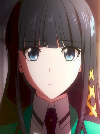 The Irregular at Magic High School, Miyuki gets jealous after seeing Tatsuya talking to another girl #anime #theirregularatmagicschool #tatsuya #miyuki #animesw6