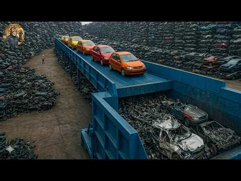80 Most Dangerous Car Crushing & Shredding Machines That Obliterate Everything | Scrap Processing #3
