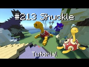 How to build a Pokémon shuckle in Minecraft (Tutorial)