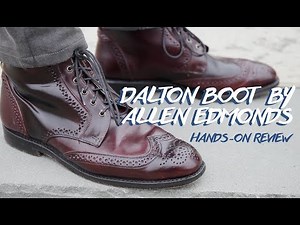 Allen Edmonds Dalton Boot in Shell Cordovan Review | OFF TOPIC