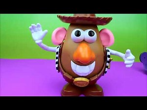 Toy Story 3 Potato Heads Set Review | Buzz Lightyear, Woody, Jessie, Mr. Potato Head | ‪@Just4fun290‬