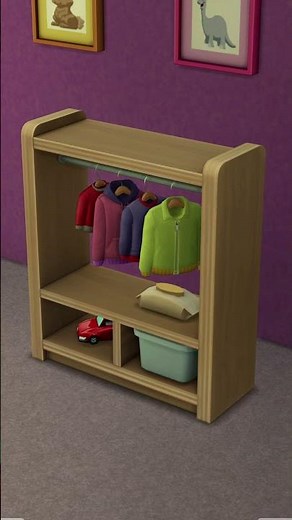 This Toddler Dresser is Too Cute! 😍 #Sims4 #CC