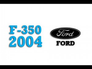 Fuse position and diagram for the Ford F350.