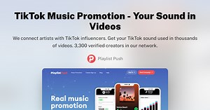 Best TikTok Music Promotion - Your Sound used in Videos