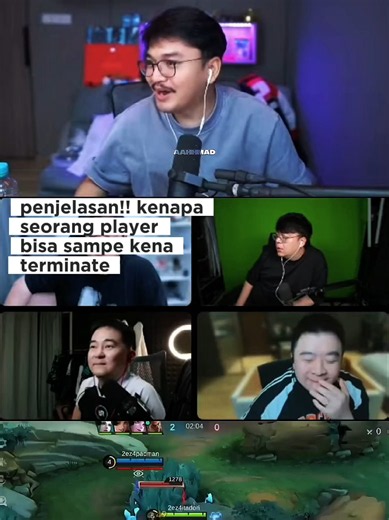 ini alasan kenapa player bisa kena terminate #KakakKelasMLBB #KasihPahamBrofesor #NaikKelasMLBB #adesetiawan #rrqap