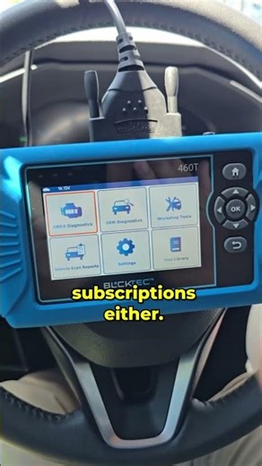 460T Scanner: 3x more features, no subscription! Get yours! #obd2