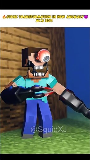 Anomaly change in monster🔥😈|| Minecraft Scratch Animation Edit 🔥