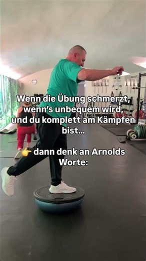 Whenever things get really uncomfortable, remember Arnold's words 😂😉 #training #gettingfit #fun #...
