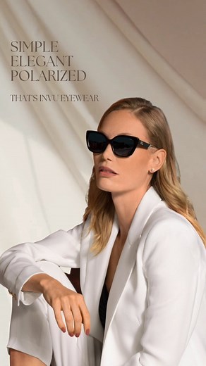 INVU is everything you've ever wanted from sunglasses! 😎 INVUEYEWEAR.COM #invueyewear #invusunglasses #swisseyeweargroup #polarizedsunglasses #ultrapolarized #swissmade #fashioneyewear #fashion #style #womenfashion | INVU eyewear