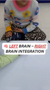 What does “left brain – right brain integration” mean? Our brain has two sides: Left brain → logic, language, sequencing, reading, writing Right brain → emotions, creativity, body awareness, balance, spatial skills For smooth learning and daily functioning, both sides must talk to each other constantly. This communication happens through a bridge called the corpus callosum. 🤝 What does good integration look like? A child who has good left–right brain integration can: Use both sides of the body 