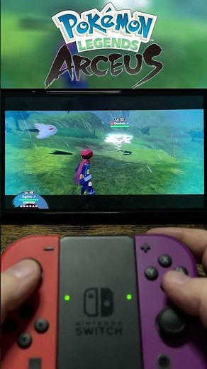 Pokemon Legends Arceus Nintendo Switch OLED Gameplay (Tabletop)