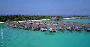 Romantic vacation location, travel to exotic dream holiday in bora bora