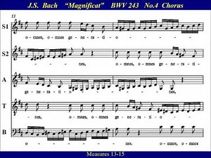 4 - JS Bach Magnificat - Omnes Generationes - Alto