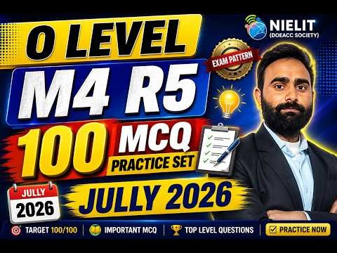 O LEVEL M4 R5 PRACTIC SET JULLY 2026 dk sir #olevel #m4r5 #internetofthings #python #arduino