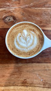 Front Porch Coffee Shop on Instagram: "When the barista is asked what they’ve had to eat today☕️ Was very difficult getting latte art in this beast. Watch it on our tiktok for the extended ending #frontporchcoffeeshop #baristaproblems barista daily latte art latte art fail trending audio"