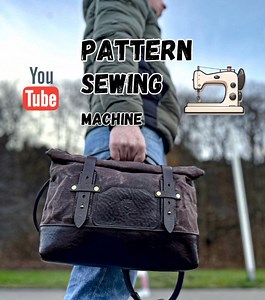 Rolltop Messenger Bag Sewing Pattern (PDF) - Etsy
